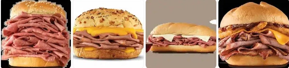 Arby's Roast Beef Menu